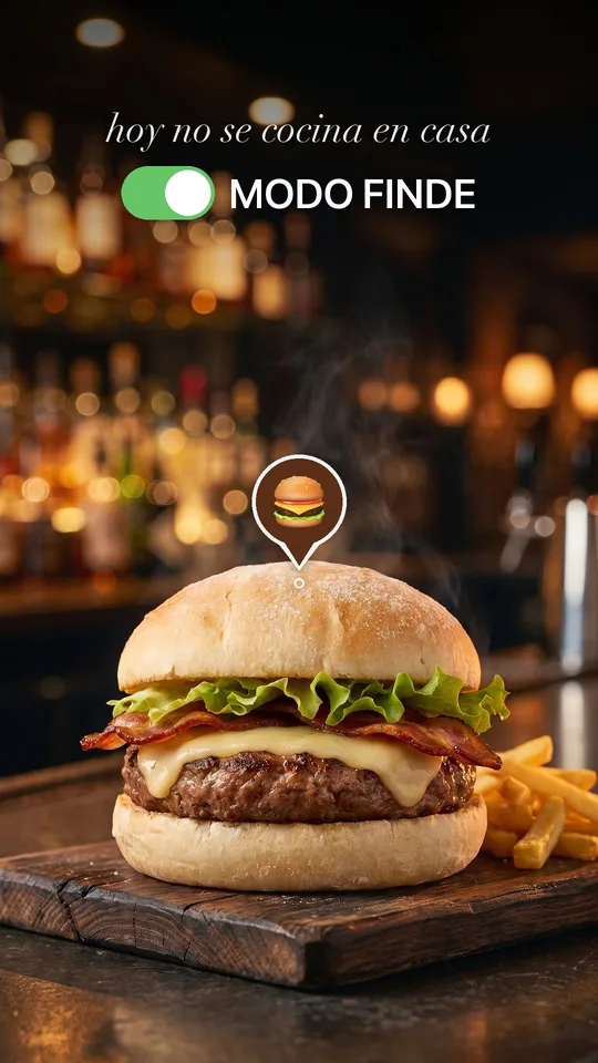 Historia de Bulevar: su hamburguesa en la barra, «Modo finde», «hoy no se cocina en casa»